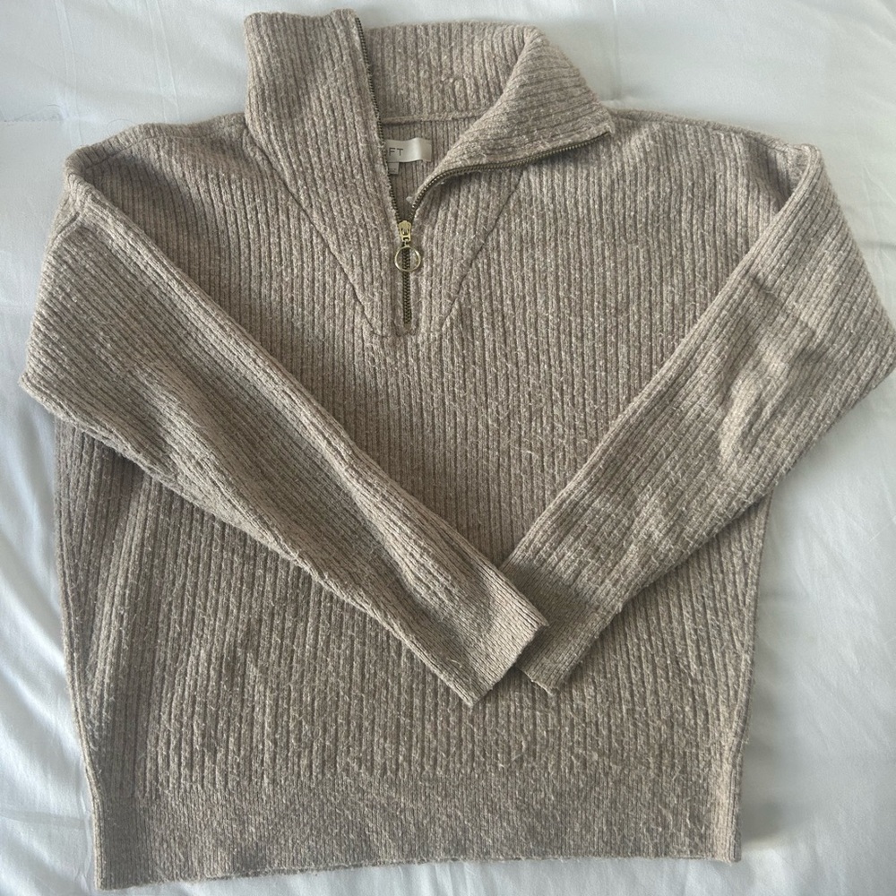 Loft quarter zip sweater size XS